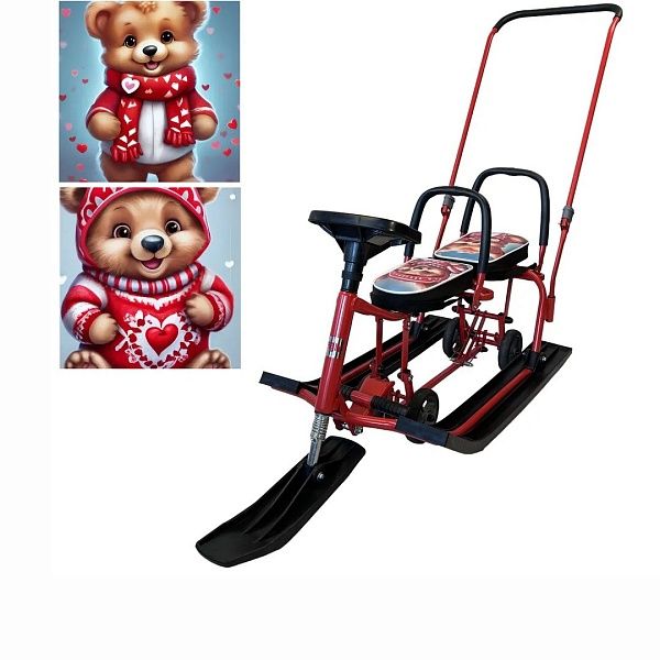 Снегокат Барс 507 Twins Baby Wheel (Межвежата) 