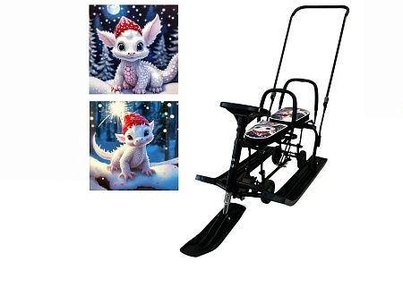 Снегокат Барс 507 Twins Baby Wheel (Дракоши)