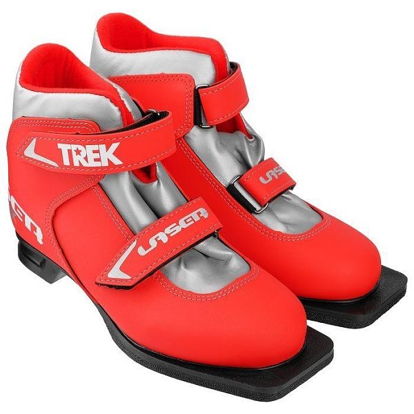 Ботинки лыжные Trek Laser 3 NN-75 (Красно Серые) Липа
