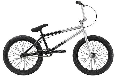 Велосипед BMX TechTeam Twen Cro Mo (Серо Черный)