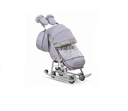 Санки-коляска Nika Ника Детям 7-5SK (Серые)