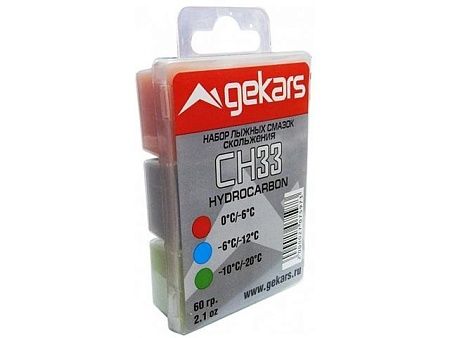 Набор смазок скольжения Gekars Pro Hydrocarbon CH33 0-20 60 гр