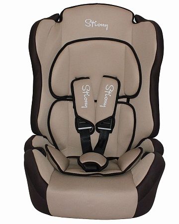 Автокресло Stiony NEW 513 Moni со вкладышем (Коричневое)