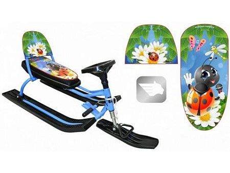 Снегокат Барс 124 Сomfort Baby Friends (Божья коровка)