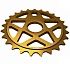 Звезда на bmx передняя 1/2"х1/8" 25Т алюминиевая (Золотая)