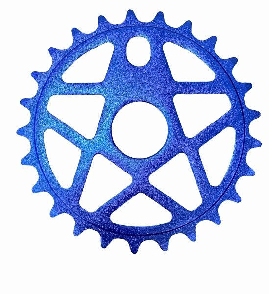 Звезда передняя для BMX 1/2"х1/8" 25Т алюминиевая (Синий)
