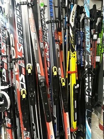 Комплект беговых лыж с креплением NNN 130-205 (Без ботинок)