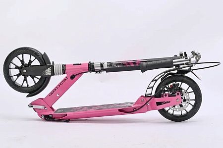 Городской самокат Tech Team City Scooter Disk Brake (Розовый)
