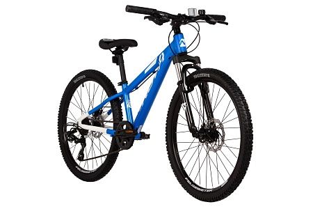 Подростковый велосипед Novatrack Extreme 24 7 Disc (Синий)
