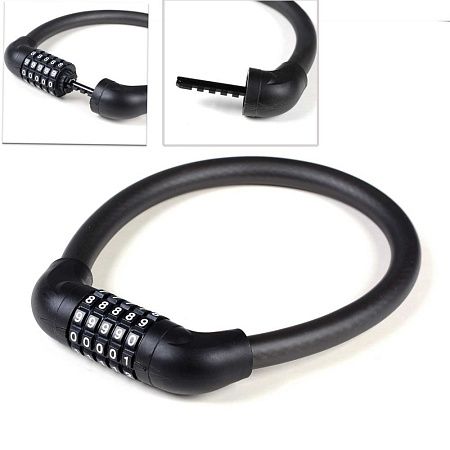 Замок тросовый кодовый 20*570 мм R-LOCK BIG03 