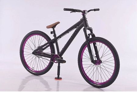 Горный велосипед Timetry TT418 Дерт Street/Dirt mtb (Черно Фиолетовый)