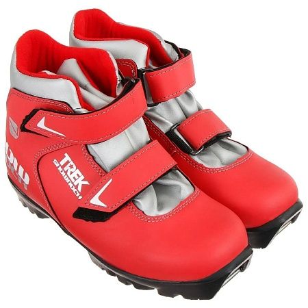 Ботинки лыжные Trek Snowrock 3 NNN (Красный лого серебро)