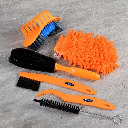 Комплект для мойки и чистки велосипеда Black Tools 6в1