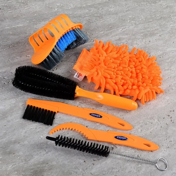 Комплект для мойки и чистки велосипеда Black Tools 6в1
