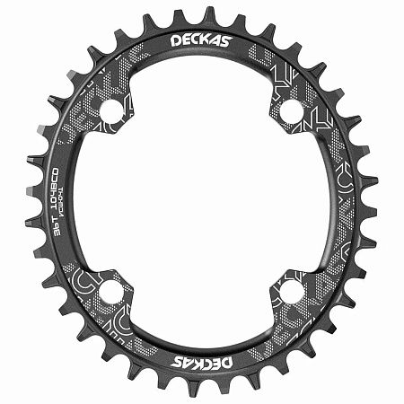 Звезда передняя Deckas 104 BCD, 34T Овальная